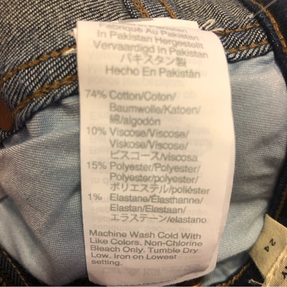 NWOT Madewell Size 24 High Rise Skinny Jeans Lynchburg Wash - Picture 12 of 12